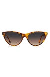 Isabel Marant 58mm Gradient Cat Eye Sunglasses In Havana / Gray Brown