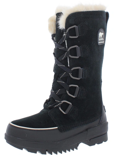 Sorel Womens Winter Cold Weather Winter & Snow Boots In Black