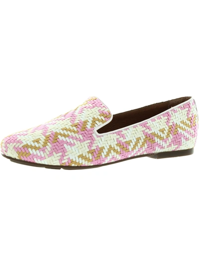 Gentle Souls By Kenneth Cole Eugene Woven Womens Leather Casual Loafers In Pink