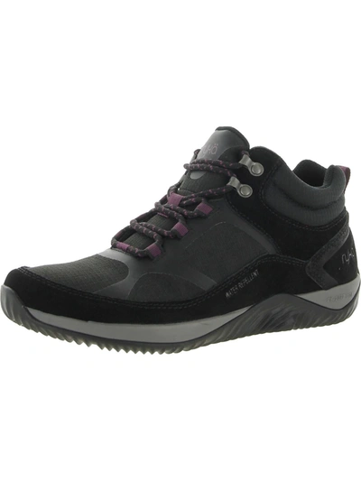 Ryka Echo Trek 2 Womens Suede Outdoor Hiking Shoes In Black