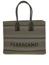 FERRAGAMO "TOTE BEACH" SHOULDER BAG