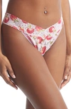 HANKY PANKY DAILY LACE™ PRINT ORIGINAL RISE THONG