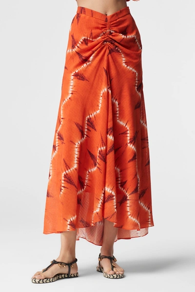 Altuzarra Women's Exclusive Thalissa Maxi Skirt In Pumpkin