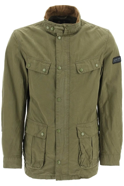 Barbour International 'summer Wash Duke' Lightweight Jacket In Green