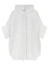 BRUNELLO CUCINELLI HOODED CARDIGAN SWEATER, CARDIGANS WHITE