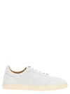 Brunello Cucinelli White Leather Sneakers
