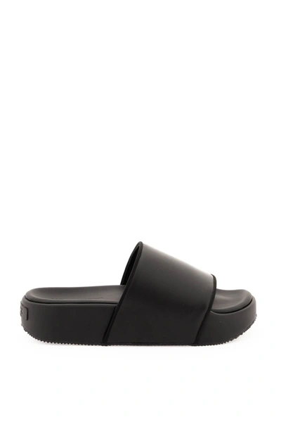 Y-3 Slide Sandal In Black