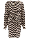 Elisabetta Franchi Minidress In Beige