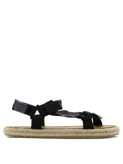 MAISON MARGIELA MAISON MARGIELA PATCHWORK CANVAS HIKING SANDALS