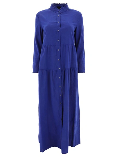 Aspesi Shirt Dress In Blue