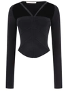 Dion Lee Modular Darting Corset In Black
