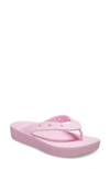 Crocs Classic Platform Flip In Flamingo