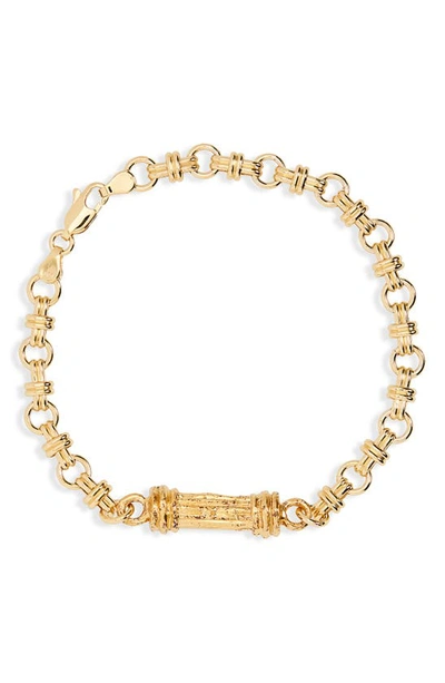 Alighieri The Founding Pillar Bracelet In 24 Gold