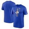 NIKE NIKE  ROYAL LOS ANGELES RAMS LEGEND ICON PERFORMANCE T-SHIRT