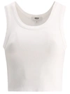 AGOLDE AGOLDE "POPPY" CROPPED TANK TOP