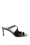 Jimmy Choo Azia95 Sandals With Squared Open Toe And Ankle Strap