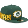 NEW ERA NEW ERA GREEN GREEN BAY PACKERS ARCH 59FIFTY FITTED HAT