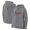 PROFILE PROFILE HEATHER GRAY NEW YORK METS PLUS SIZE PULLOVER HOODIE
