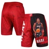 Mitchell & Ness Men's  Dwyane Wade Black Miami Heat Hardwood Classics Player Burst Shorts In Black