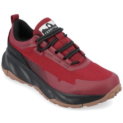 Territory Cascade Water Resistant Sneaker In Red