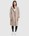 Belle & Bloom Walk This Way Wool Blend Coat In Beige