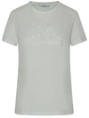 Max Mara White Cotton Sacha T-shirt In White