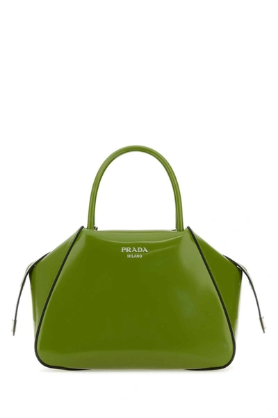 Prada Handbags. In Green