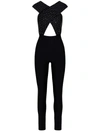 THE ANDAMANE THE ANDAMANE BLACK POLYAMIDE BODYSUIT