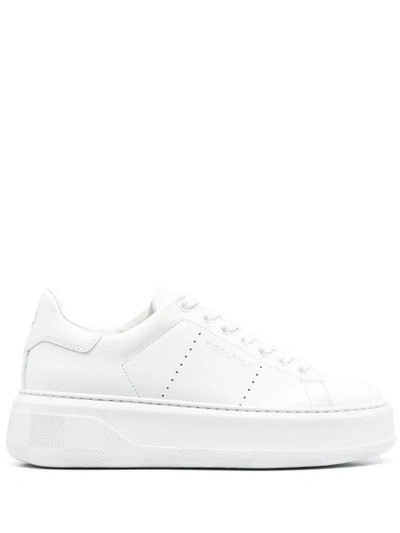 Woolrich Perforated-embellishment Chunky Sneakers In White