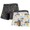 PAIR OF THIEVES PAIR OF THIEVES WHITE/NAVY MILWAUKEE BREWERS SUPER FIT 2-PACK BOXER BRIEFS SET