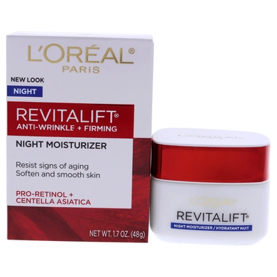 Loreal Professional Revitalift Anti-wrinkle And Firming Night Moisturizer For Unisex 1.7 oz Moisturi In Beige