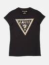 GUESS FACTORY Rhinestone Chain Mesh Logo Tee (7-14)