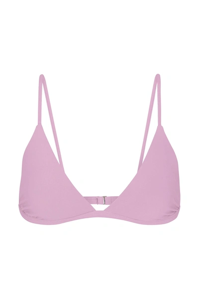 Anemos The Classic Triangle Bikini Top In Orchid