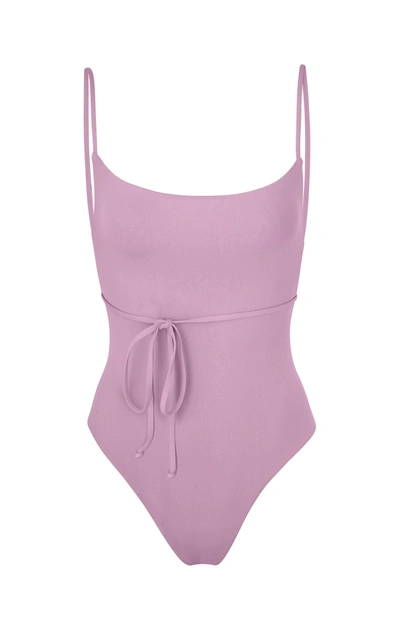 Anemos The K.m. Tie One-piece In Orchid