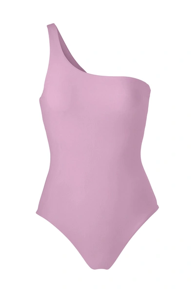 Anemos The One-shoulder One-piece In Orchid