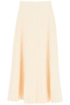 By Malene Birger High-waisted Pleated Midi Skirt