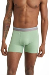 Mack Weldon Airknitx Performance Boxer Briefs In Mint Julep