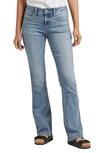 SILVER JEANS CO. ELYSE MID RISE SLIM BOOTCUT JEANS