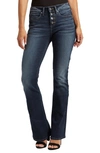 SILVER JEANS CO. SILVER JEANS CO. SUKI EXPOSED BUTTON MID RISE BOOTCUT JEANS