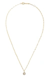 Lana Flawless Open Circle Diamond Pendant Necklace In Yellow Gold