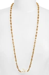 GAS BIJOUX MARRE LONG CRYSTAL CHAIN NECKLACE