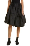 Cecilie Bahnsen Sarina Asymmetric Balloon Skirt In Black