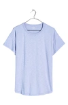 Madewell Vintage Crew Neck Cotton T-shirt In Distant Peri
