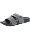 Juicy Couture Winx Embellished Double Strap Slide Sandal In Black
