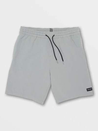 Volcom Stones Hybrid Elastic Waist Shorts - Grey