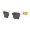 Versace Ve 4431 401/87 50mm Womens Square Sunglasses In White