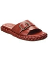 Chloé Pantoletten Pip Aus Leder In Brown