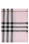 BURBERRY BURBERRY WOOL AND SILK SCARF