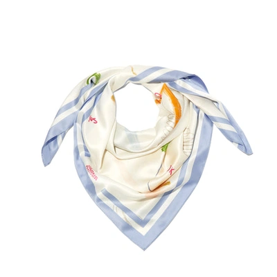 Dagne Dover Washable Silk Scarf In Daydream