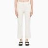 Department Five White Boot-cut Trousers In White